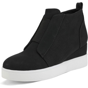 image:imageDREAM PAIRS Womens Platform Wedge Sneakers Ankle Booties