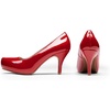 image:imageDREAM PAIRS Tiffany Womens Classic Elegant Versatile Low Stiletto Heel Dress Platform Pumps ShoesRedPat