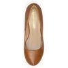 image:imageDREAM PAIRS Tiffany Womens Classic Elegant Versatile Low Stiletto Heel Dress Platform Pumps ShoesTanPu
