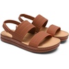 image:imageDREAM PAIRS Women Water Sandals Comfortable Flat Beach Platform Dressy Summer Walking ShoesBrown
