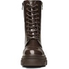 image:imageDREAM PAIRS Womens Combat Boots Lace up Mid Calf Boots Low Heel Chunky Platform Lug Sole Riding BootsBrown