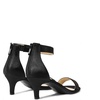 image:imageDREAM PAIRS Womens Fiona Fashion Stilettos Open Toe Pump Heeled SandalsBlackSatin
