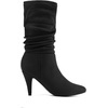 image:imageDREAM PAIRS Womens High Heel Mid Calf Boots Slouchy Pointed Toe Fall BootsBlackK