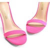 image:imageDREAM PAIRS Womens High Heels Flower Ankle Strap Stilettos Round Open Toe Dressy Sexy SandalsHot Pinksuede