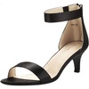 image:imageDREAM PAIRS Womens Fiona Fashion Stilettos Open Toe Pump Heeled SandalsBlackSatin