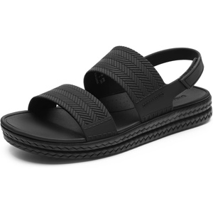 image:imageDREAM PAIRS Women Water Sandals Comfortable Flat Beach Platform Dressy Summer Walking ShoesAll Black