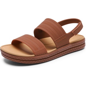image:imageDREAM PAIRS Women Water Sandals Comfortable Flat Beach Platform Dressy Summer Walking ShoesBrown
