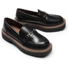 image:imageDREAM PAIRS Loafers for Women Platform Chunky Heel Slip On Loafers Business Office Casual Dressy Loafer ShoesBlackpu