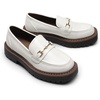 image:imageDREAM PAIRS Loafers for Women Platform Chunky Heel Slip On Loafers Business Office Casual Dressy Loafer ShoesWhite