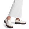 image:imageDREAM PAIRS Loafers for Women Platform Chunky Heel Slip On Loafers Business Office Casual Dressy Loafer ShoesWhite