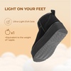 image:imageDREAM PAIRS Platform Mini Boots for Women Suede Genuine Leather Classic Winter Ankle Snow Boots with Memory Foam Insole Lightweight AntiSlip Outsole FuzzyClassicBlack