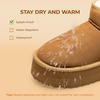 image:imageDREAM PAIRS Platform Mini Boots for Women Suede Genuine Leather Classic Winter Ankle Snow Boots with Memory Foam Insole Lightweight AntiSlip Outsole FuzzyClassicChestnut