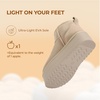 image:imageDREAM PAIRS Platform Mini Boots for Women Suede Genuine Leather Classic Winter Ankle Snow Boots with Memory Foam Insole Lightweight AntiSlip Outsole FuzzyClassicSand
