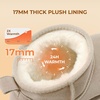 image:imageDREAM PAIRS Platform Mini Boots for Women Suede Genuine Leather Classic Winter Ankle Snow Boots with Memory Foam Insole Lightweight AntiSlip Outsole FuzzyClassicSand
