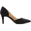 image:imageDREAM PAIRS Womens Dress High Heels Pumps Closed Pointed Toe Stiletto DOrsay Shoes for Wedding PartyBlacksuede