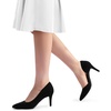image:imageDREAM PAIRS Womens Dress High Heels Pumps Closed Pointed Toe Stiletto DOrsay Shoes for Wedding PartyBlacksuede