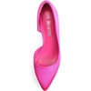 image:imageDREAM PAIRS Womens Dress High Heels Pumps Closed Pointed Toe Stiletto DOrsay Shoes for Wedding PartyHot Pinksatin
