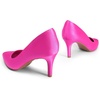 image:imageDREAM PAIRS Womens Dress High Heels Pumps Closed Pointed Toe Stiletto DOrsay Shoes for Wedding PartyHot Pinksatin