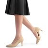 image:imageDREAM PAIRS Womens Dress High Heels Pumps Closed Pointed Toe Stiletto DOrsay Shoes for Wedding PartyNudepu