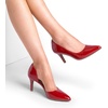 image:imageDREAM PAIRS Womens Dress High Heels Pumps Closed Pointed Toe Stiletto DOrsay Shoes for Wedding PartyRedpat