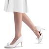 image:imageDREAM PAIRS Womens Dress High Heels Pumps Closed Pointed Toe Stiletto DOrsay Shoes for Wedding PartyWhitefloral