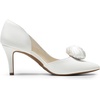 image:imageDREAM PAIRS Womens Dress High Heels Pumps Closed Pointed Toe Stiletto DOrsay Shoes for Wedding PartyWhitefloral