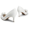 image:imageDREAM PAIRS Womens Dress High Heels Pumps Closed Pointed Toe Stiletto DOrsay Shoes for Wedding PartyWhitefloral