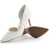 image:imageDREAM PAIRS Womens Dress High Heels Pumps Closed Pointed Toe Stiletto DOrsay Shoes for Wedding PartyWhitepu