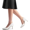 image:imageDREAM PAIRS Womens Dress High Heels Pumps Closed Pointed Toe Stiletto DOrsay Shoes for Wedding PartyWhitepu