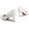 image:imageDREAM PAIRS Womens Dress High Heels Pumps Closed Pointed Toe Stiletto DOrsay Shoes for Wedding PartyWhitepu