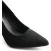 image:imageDREAM PAIRS Womens High Chunky Block Heels Closed Pointed Toe Slip on Women Pumps Wedding Party Work Comfortable Dress Shoes for WomenBlacksuede