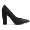 image:imageDREAM PAIRS Womens High Chunky Block Heels Closed Pointed Toe Slip on Women Pumps Wedding Party Work Comfortable Dress Shoes for WomenBlacksuede