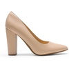 image:imageDREAM PAIRS Womens High Chunky Block Heels Closed Pointed Toe Slip on Women Pumps Wedding Party Work Comfortable Dress Shoes for WomenNude