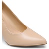 image:imageDREAM PAIRS Womens High Chunky Block Heels Closed Pointed Toe Slip on Women Pumps Wedding Party Work Comfortable Dress Shoes for WomenNude