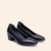 image:imageDREAM PAIRS Womens Low Chunky Block Heel Dress Shoes Closed Round Toe Comfortable Heels Work Wedding Office Pumps ShoesNavy