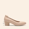 image:imageDREAM PAIRS Womens Low Chunky Block Heel Dress Shoes Closed Round Toe Comfortable Heels Work Wedding Office Pumps ShoesNude