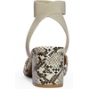 image:imageDREAM PAIRS Womens Nicholes Low Block Heel PumpsBeigeSnakePu