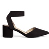 image:imageDREAM PAIRS Womens Nicholes Low Block Heel PumpsBlackSuede