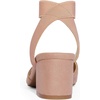 image:imageDREAM PAIRS Womens Nicholes Low Block Heel PumpsBlushSuede