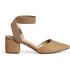 image:imageDREAM PAIRS Womens Nicholes Low Block Heel PumpsCamelSuede