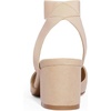 image:imageDREAM PAIRS Womens Nicholes Low Block Heel PumpsNudeSuede