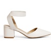 image:imageDREAM PAIRS Womens Nicholes Low Block Heel PumpsWhitePu