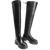 image:imageDREAM PAIRS Womens Platform Over The Knee Boots Lug Sole Round Toe Thigh High Long Chunky Block Heels Fall BootsBlackpuSuede
