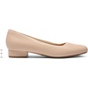 image:imageDREAM PAIRS Womens Pumps Low Chunky Closed Toe Heels for Women Comfortable Casual Slip On Dress Shoes for Wedding Work Office PartyNudepu