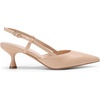 image:imageDREAM PAIRS Womens Slingback Kitten Heels Closed Pointed Toe Low Stiletto Heels Dress Bridal Party Wedding Pumps ShoesNude