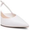 image:imageDREAM PAIRS Womens Slingback Kitten Heels Closed Pointed Toe Low Stiletto Heels Dress Bridal Party Wedding Pumps ShoesWhite