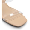 image:imageDREAM PAIRS Womens Square Open Toe Block Heels Two Strap Slip On High Heeled Slides SandalsClear