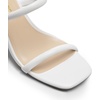 image:imageDREAM PAIRS Womens Square Open Toe Block Heels Two Strap Slip On High Heeled Slides SandalsWhite