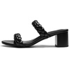 image:imageDREAM PAIRS Womens Two Braided Strap Low Heels For Women Open Toe Block Chunky Heels Sandals Holiday Party Wedding Dress Pumps ShoesBlack