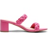 image:imageDREAM PAIRS Womens Two Braided Strap Low Heels For Women Open Toe Block Chunky Heels Sandals Holiday Party Wedding Dress Pumps ShoesHot Pink